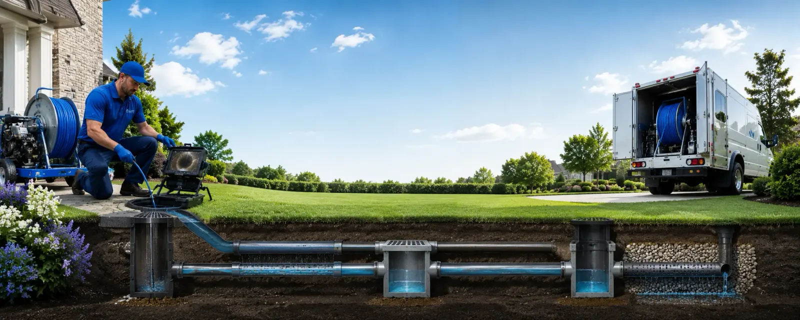 Outdoor drain cleaning information for Draper, SD